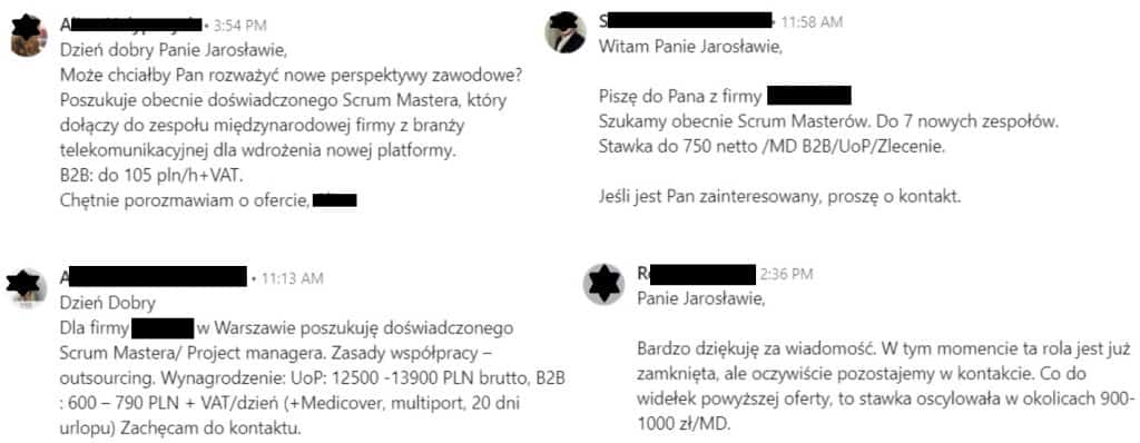 scrum master zarobki