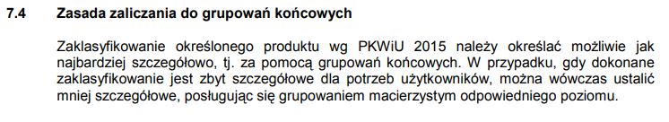 grupowania końcowe