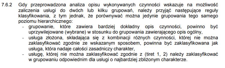 grupowania końcowe