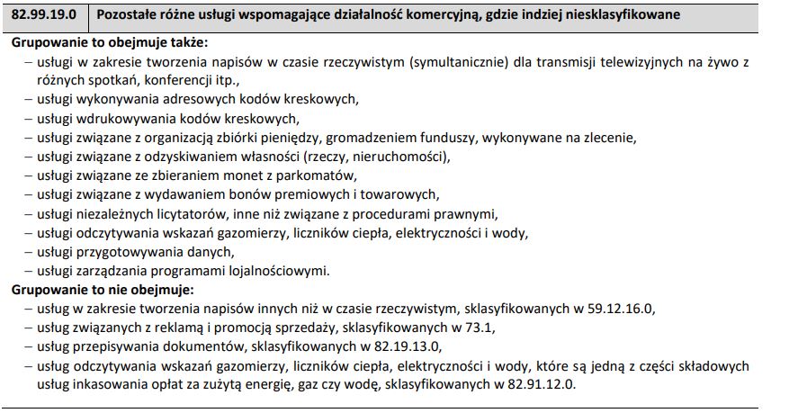 działalność komercyjna