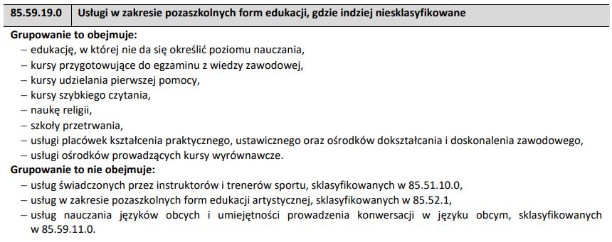 pozaszkolne formy edukacji