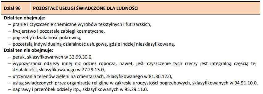 pozostałe usługi dla ludności